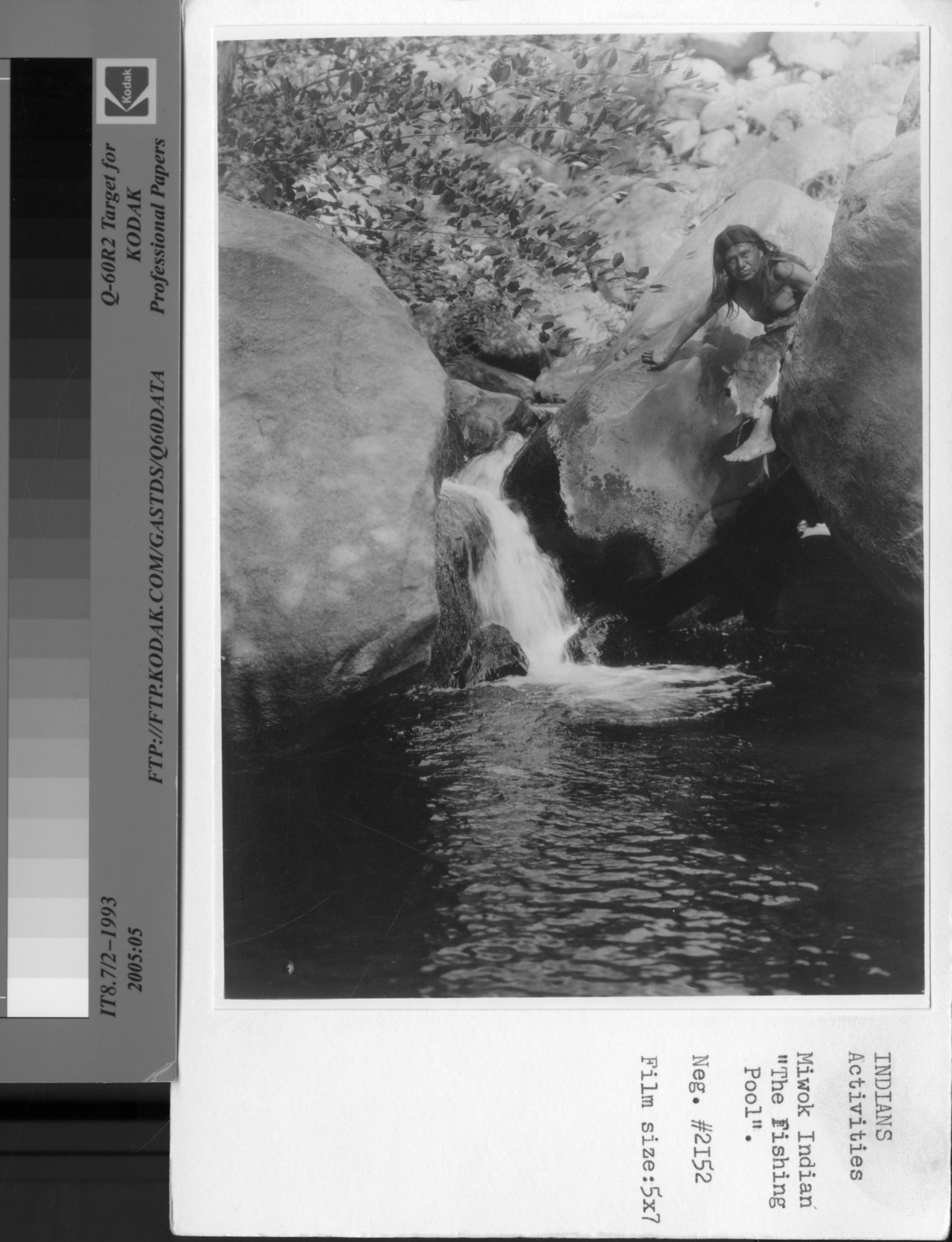 Miwok individual. "The Fishing Pool."