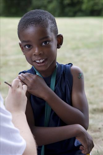 Get Up, Get Out & Go! face painting
