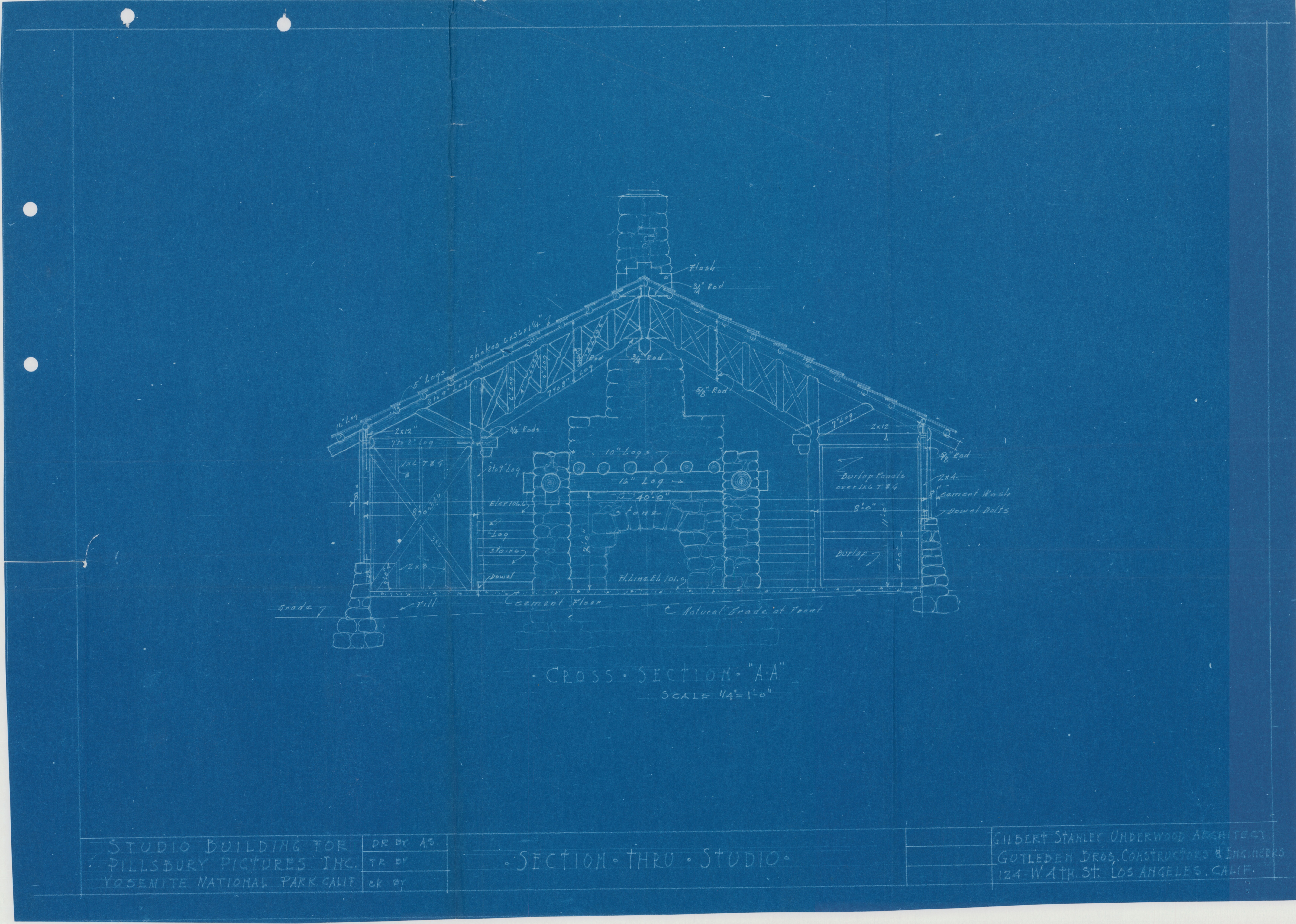 Studio Building for Pilsbury Pictures Inc.