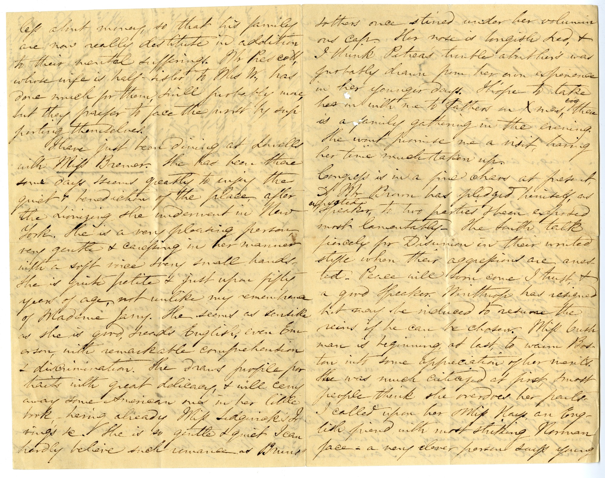 Manuscript letter