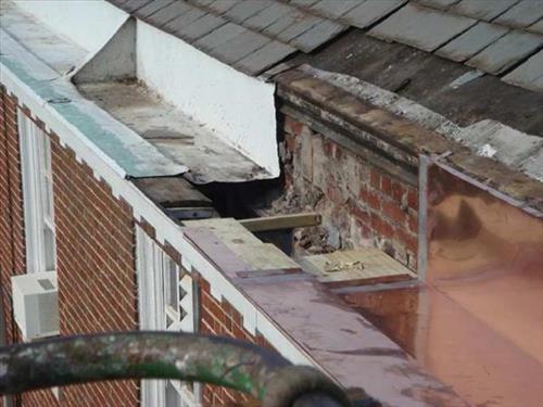 Clark Atlanta University; Arnett Hall roof restoration September 2010