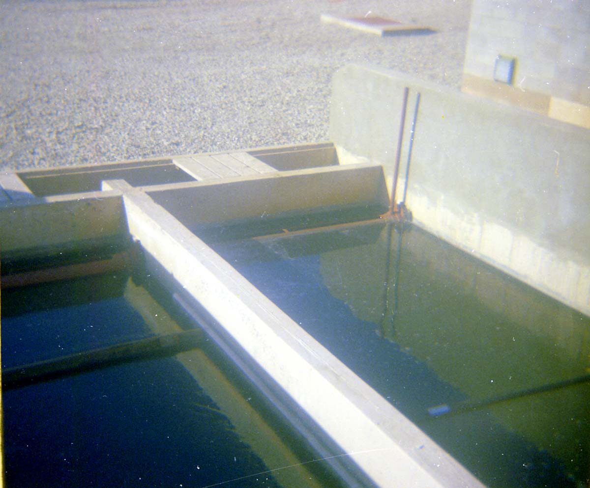 Sewer treatment plant.