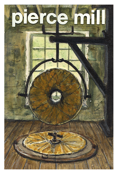 Millstone: each of two circular stones used for grinding grain like the ones at Rock Creek Park's Peirce Mill.