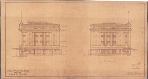 59036.BG--Scranton Station and Railway Express Building [Group 1]