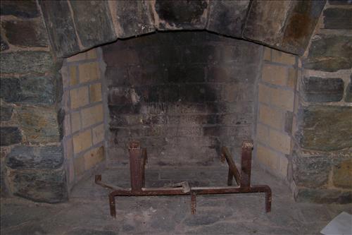 stabilization of Historic Stone and Brick Chimneys in Cabin Camp 1 at Prince William Forest Park in September 2012