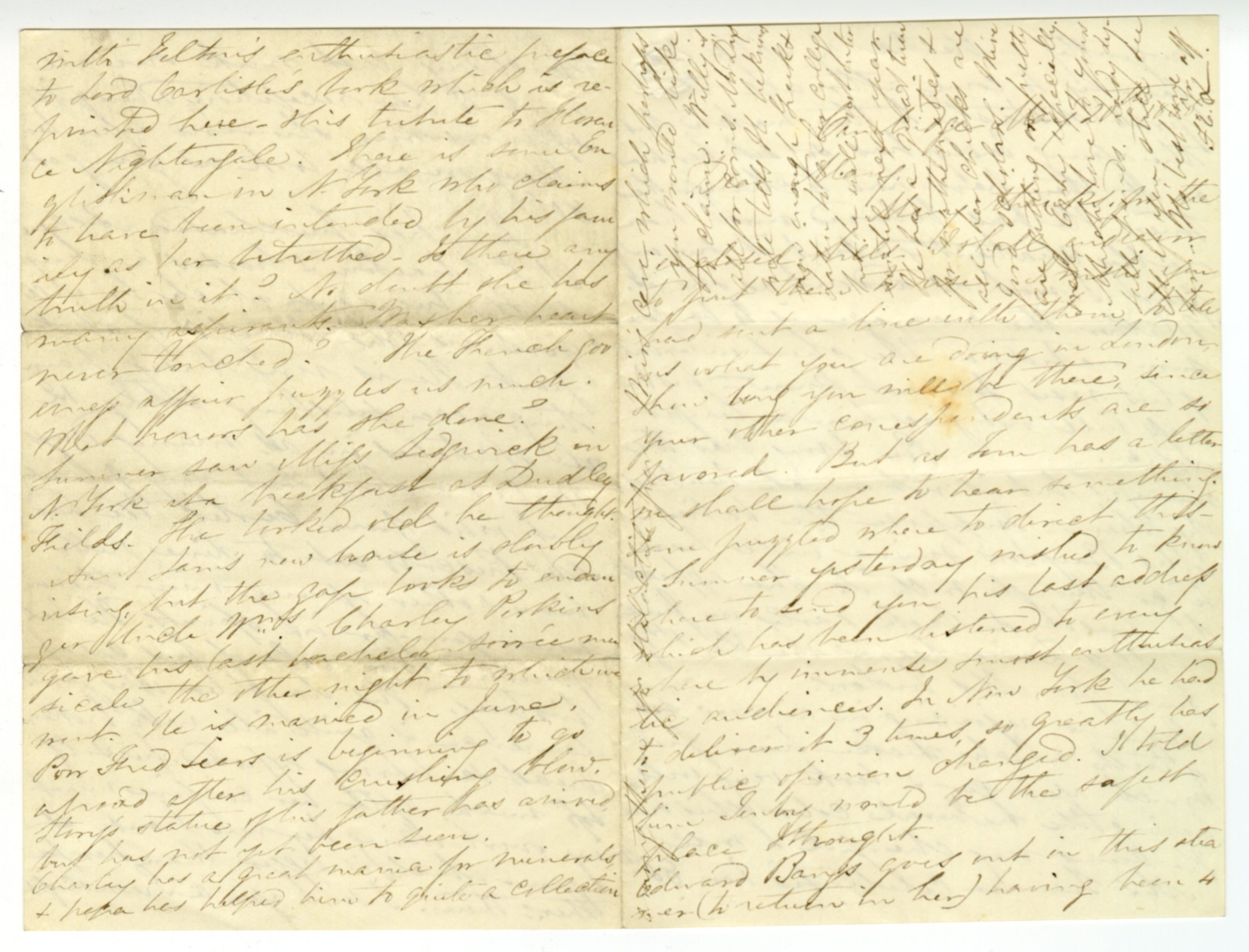 Manuscript letter