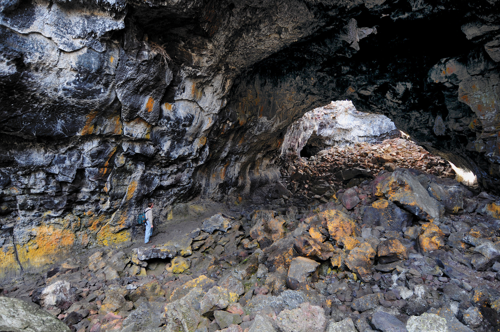 Photograph of speleothems.