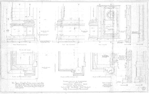 Washington Arch at Valley Forge: Sheets 1-6, Scheme B