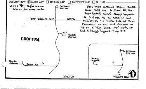 00000154 Survey Monumentation Sketch