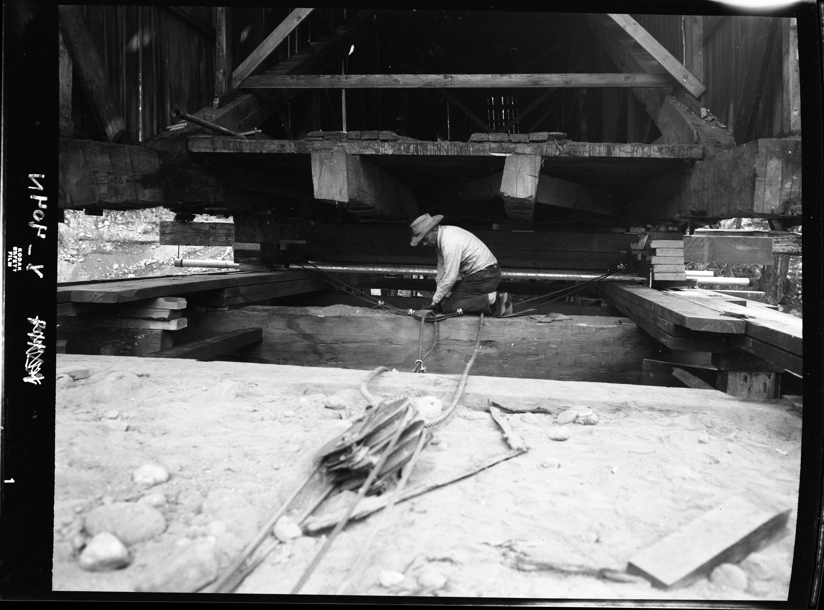 Wawona Covered Bridge - reconstruction
