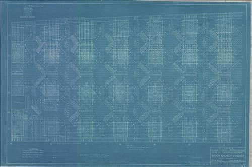 20352.BL-(GROUP 3) East Orange, NJ--Brick Church Viaduct and Station [1921-1922]