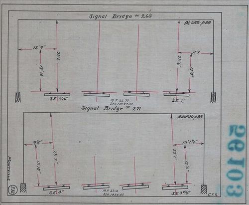 56103.LB--clearance sketches--Structures less than 8 feet from center line of track or less than 22 feet above top of rail [Group 10]