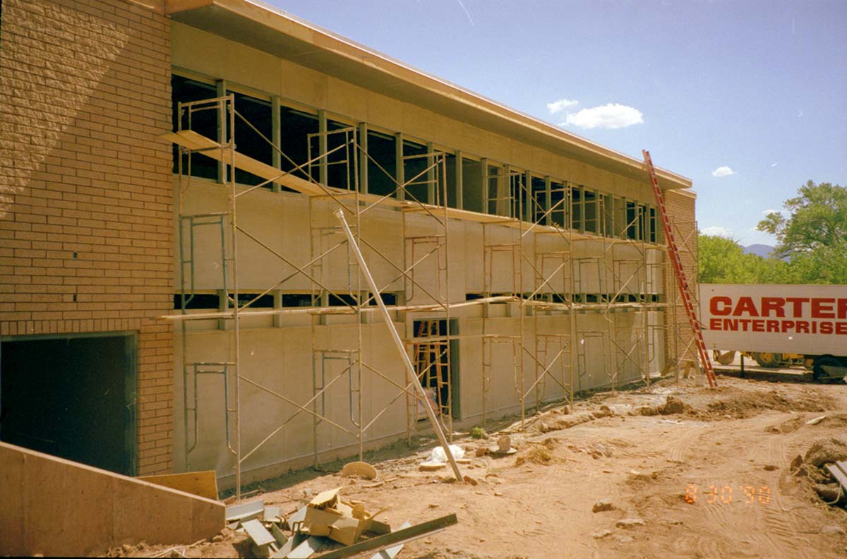 Construction of headquarters addition.