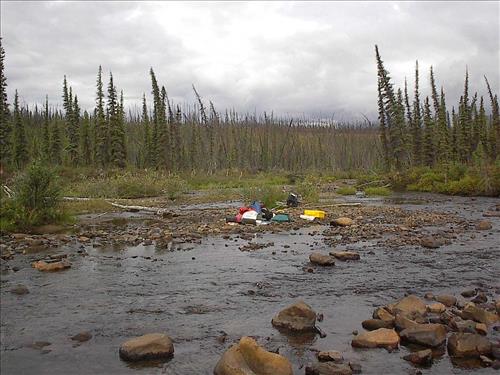 Hosford Creek Water Quality Testing, Yukon-Charley Rivers, 2003