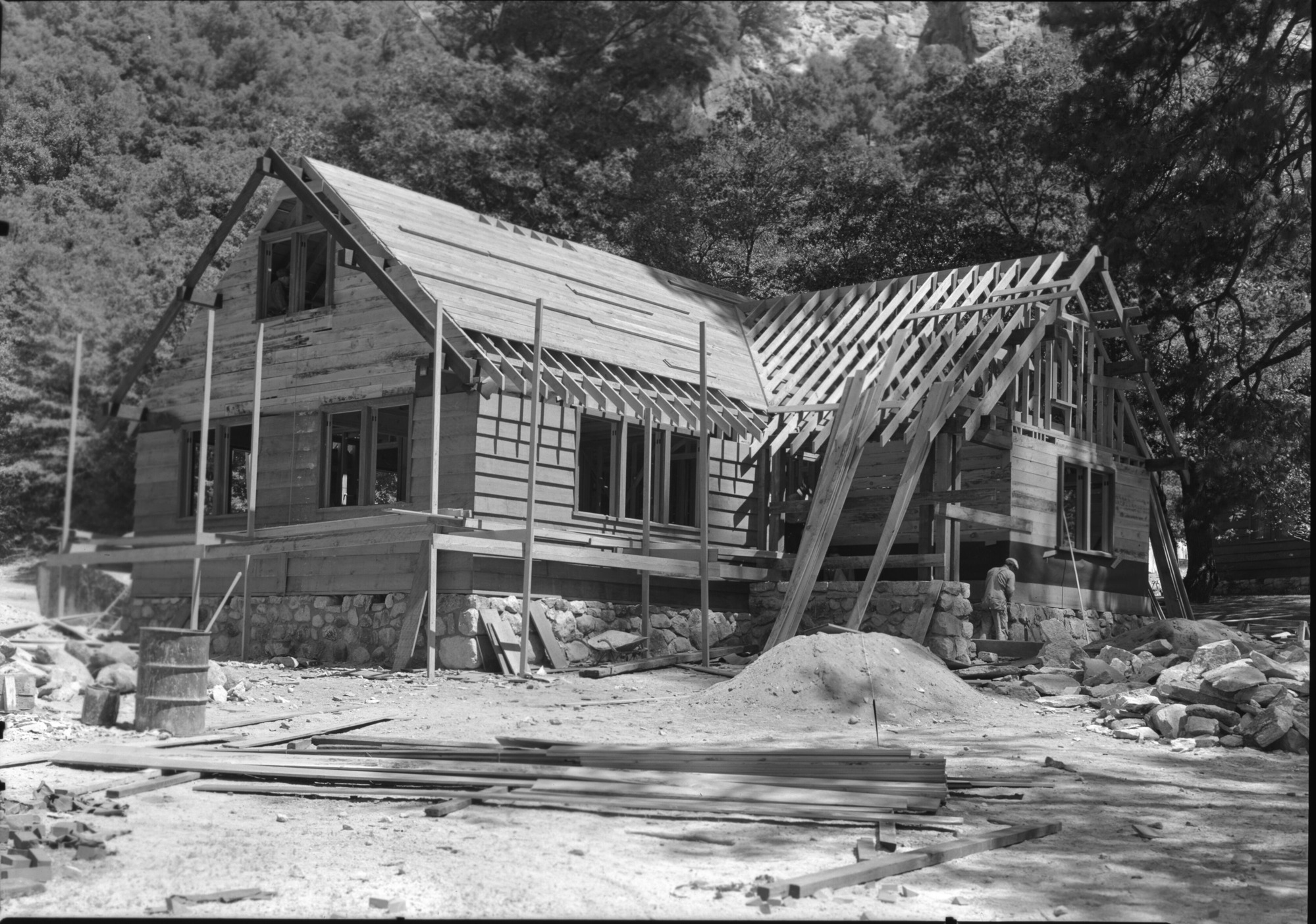 Construction on house next to the Beatty's. Residence #66
