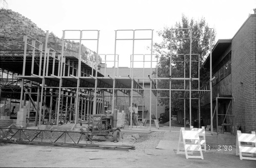 Construction of headquarters addition.