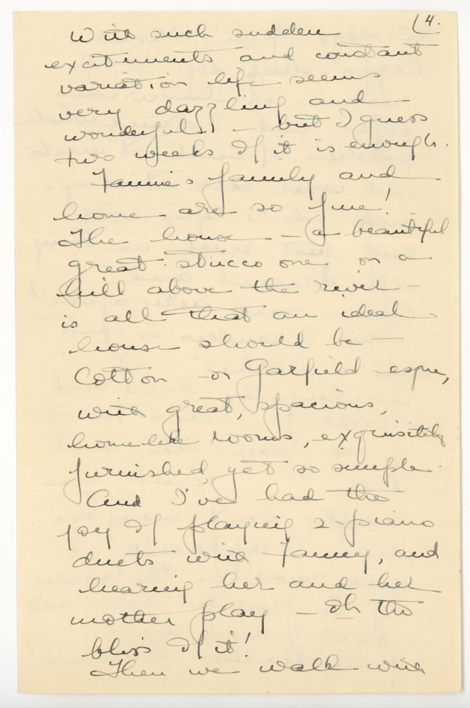 Manuscript letter