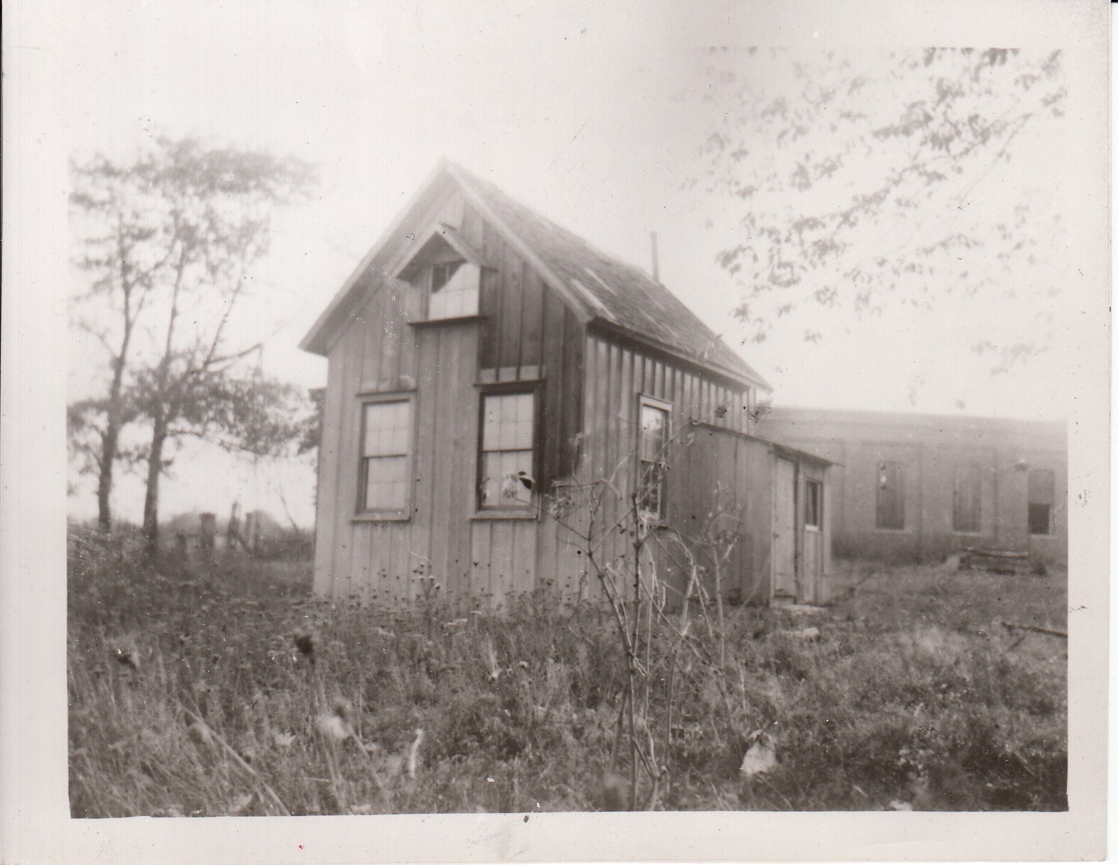 "Little Glass House," where the first experimental lamps were blown, later, lamps were made for demonstrations at Menlo Park.