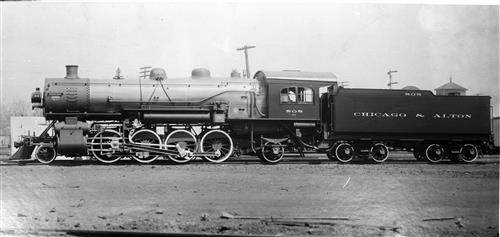 011/001.146--Chicago & Alton Railroad Locomotives [Group 4]