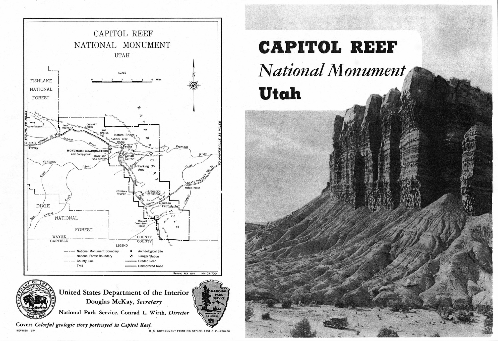 black and white image of a map and rock formations. 