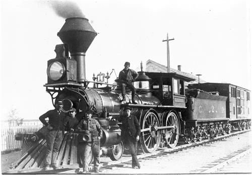 011/001.129--Central Pacific Railroad Locomotive [GROUP 1]