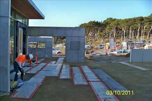 Lands End Lookout  Construction photos group 2