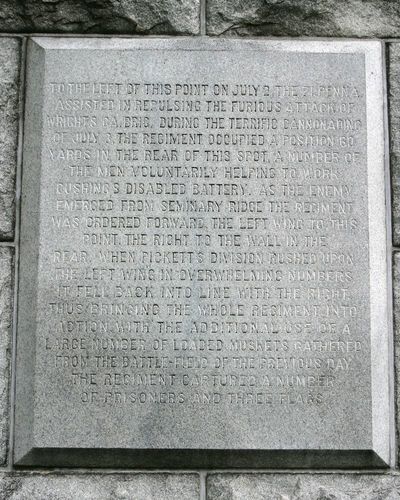 71st Pennsylvania Infantry Monument