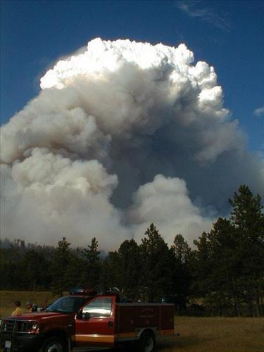 Jasper Fire at Jewel Cave National Monument, August 2000
