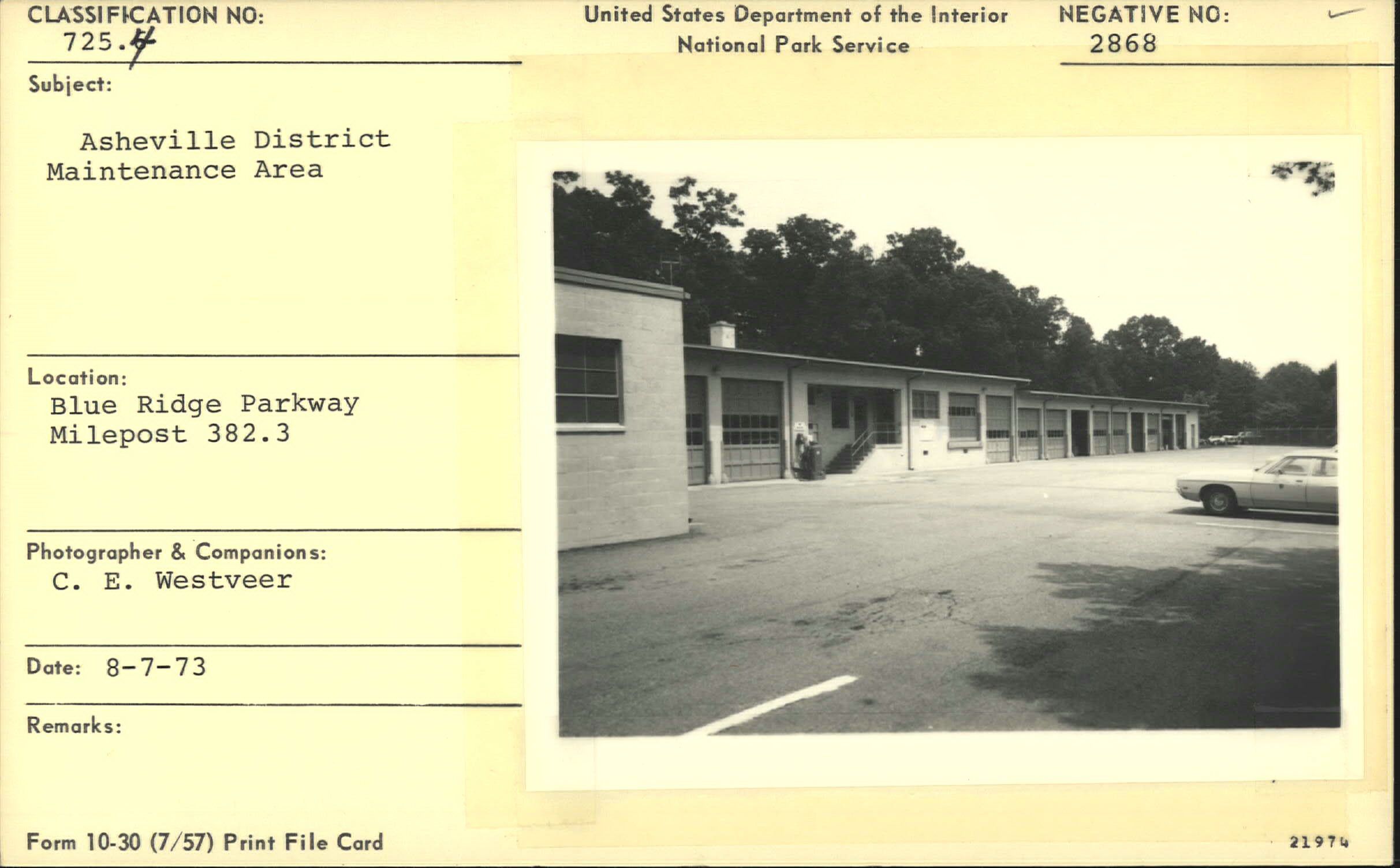 Asheville District Maintenance Area