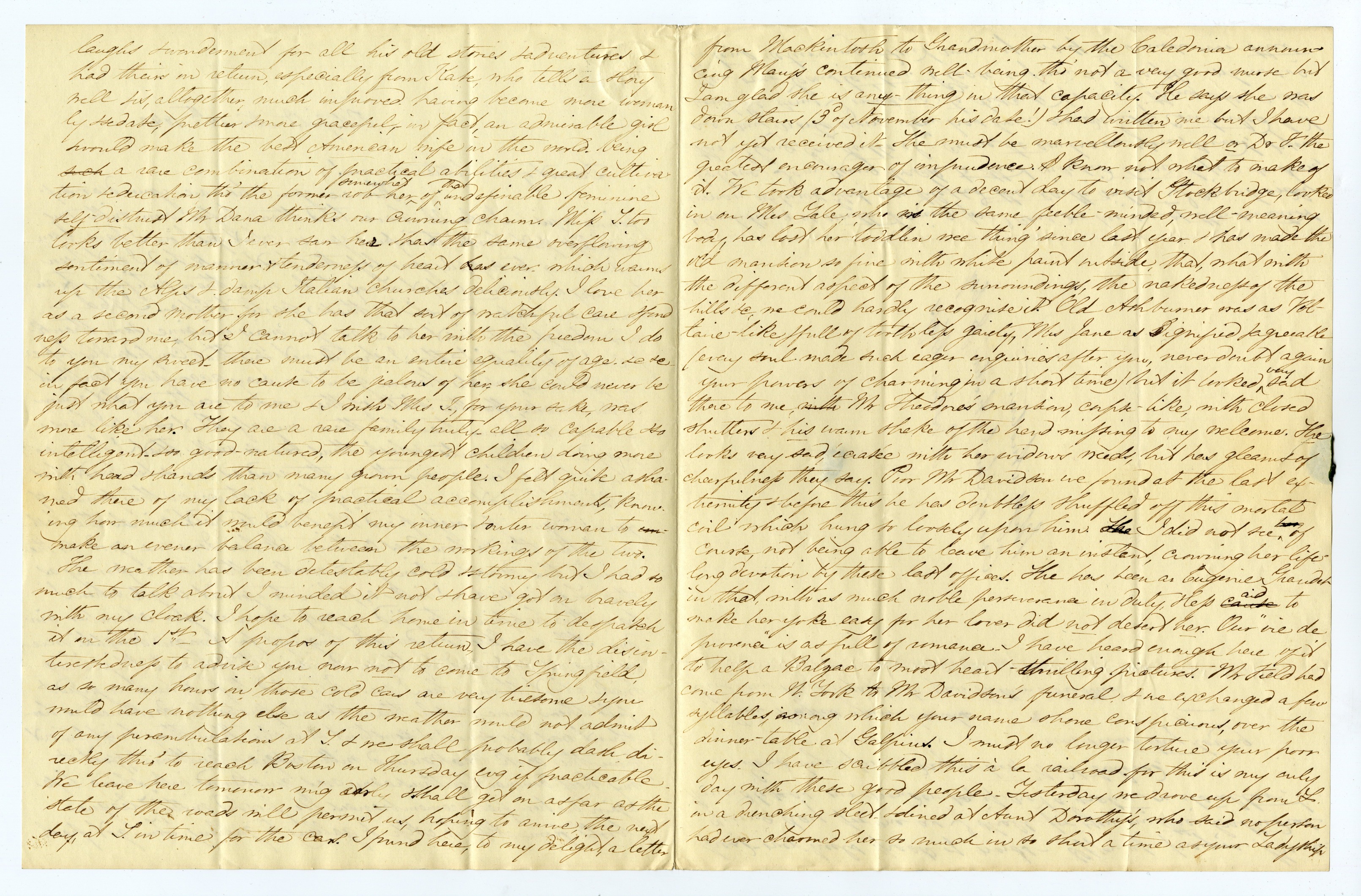 Manuscript letter