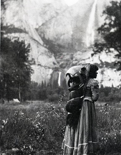 Sadie & Suzie McGowan, Mono Lake Paiute. Copied from the photo album of Robert Lindsey. Copied Oct. 1983, by Michael Dixon.