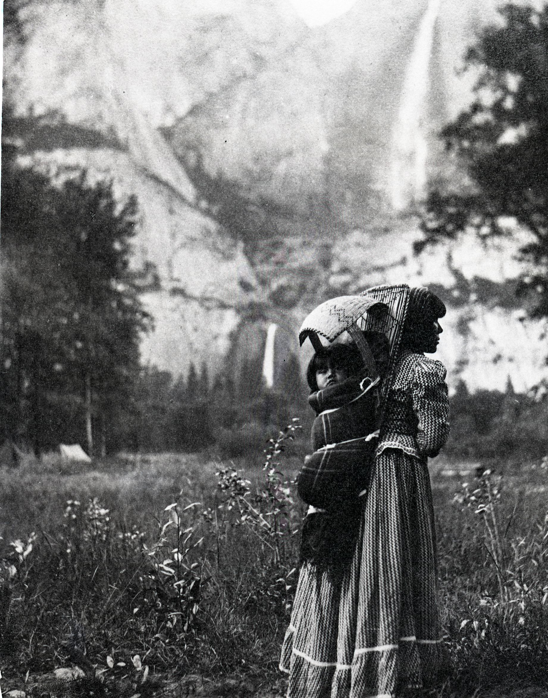 Sadie & Suzie McGowan, Mono Lake Paiute. Copied from the photo album of Robert Lindsey. Copied Oct. 1983, by Michael Dixon.