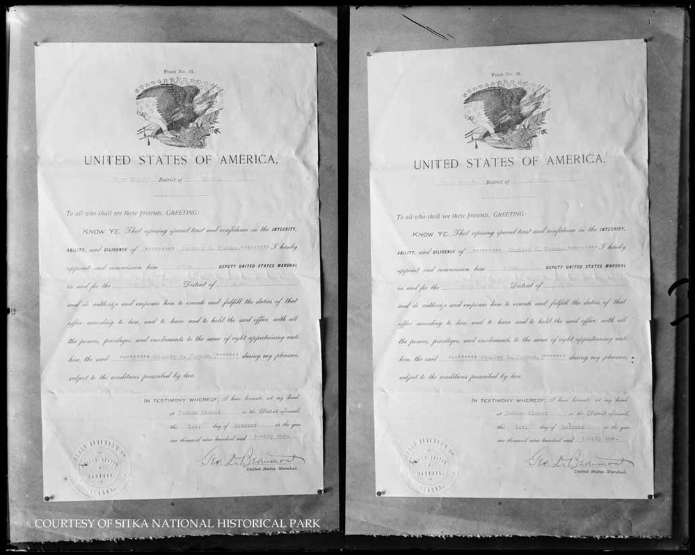 Document appointing Stanley G. Thomas as Deputy U.S. Marshall.