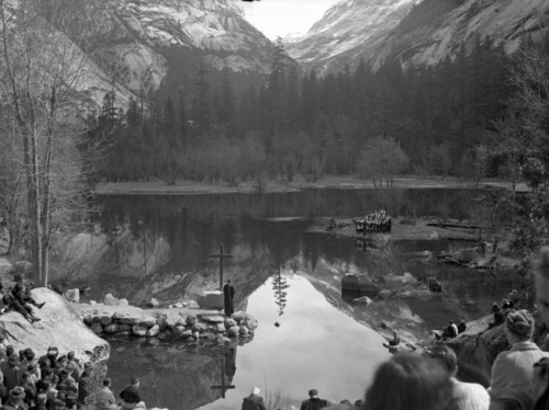 Easter Sunrise Service at Mirror Lake.