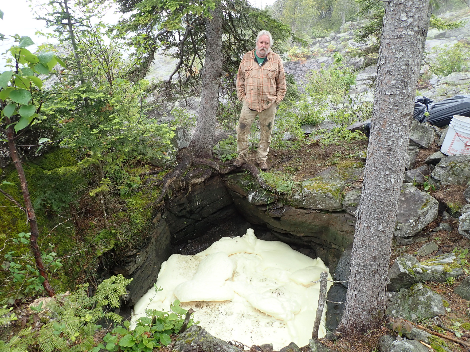 Isle Royale National Park - OH shaft-02 closure underway.JPG