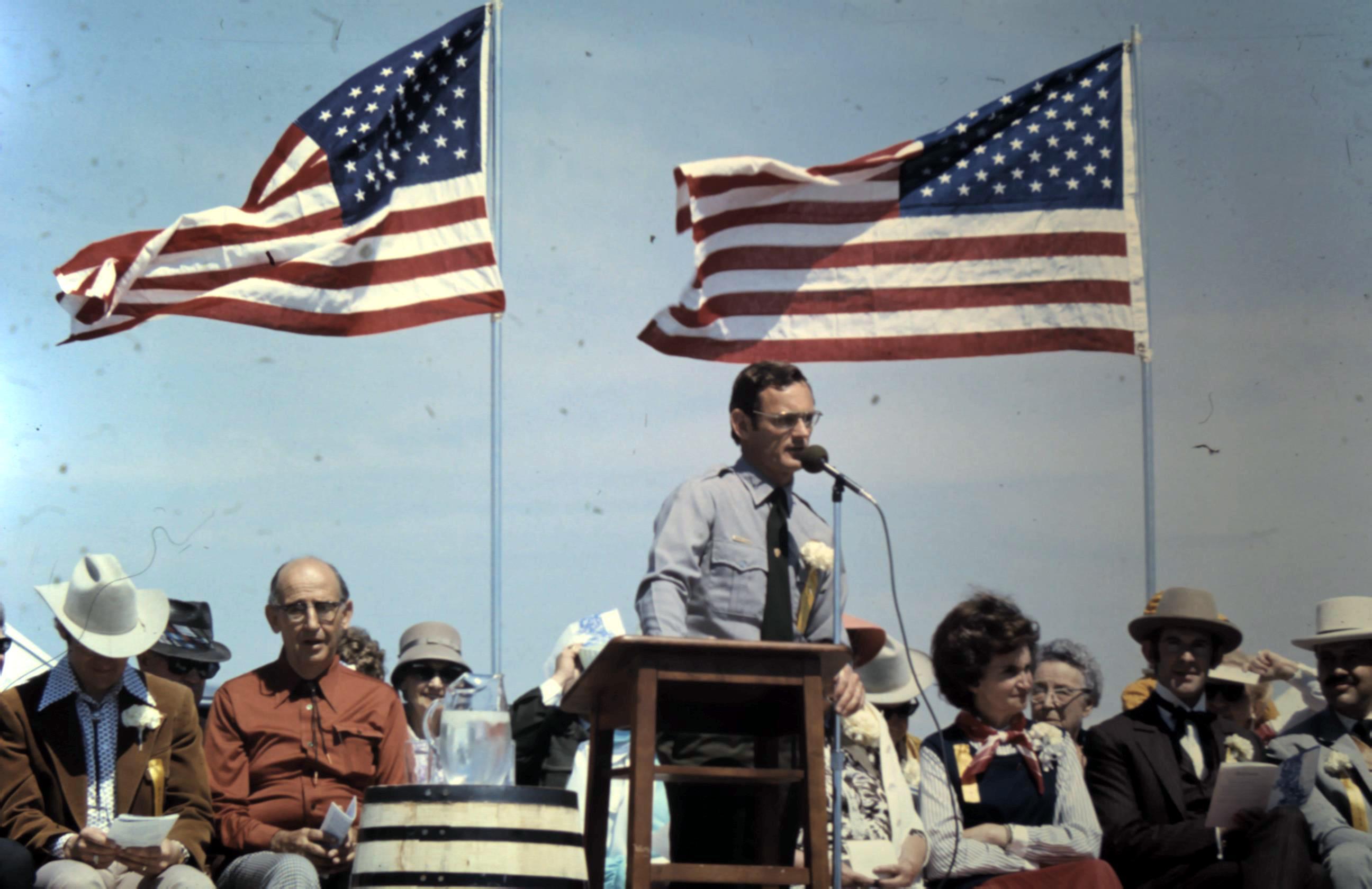 Official party, 1976. 