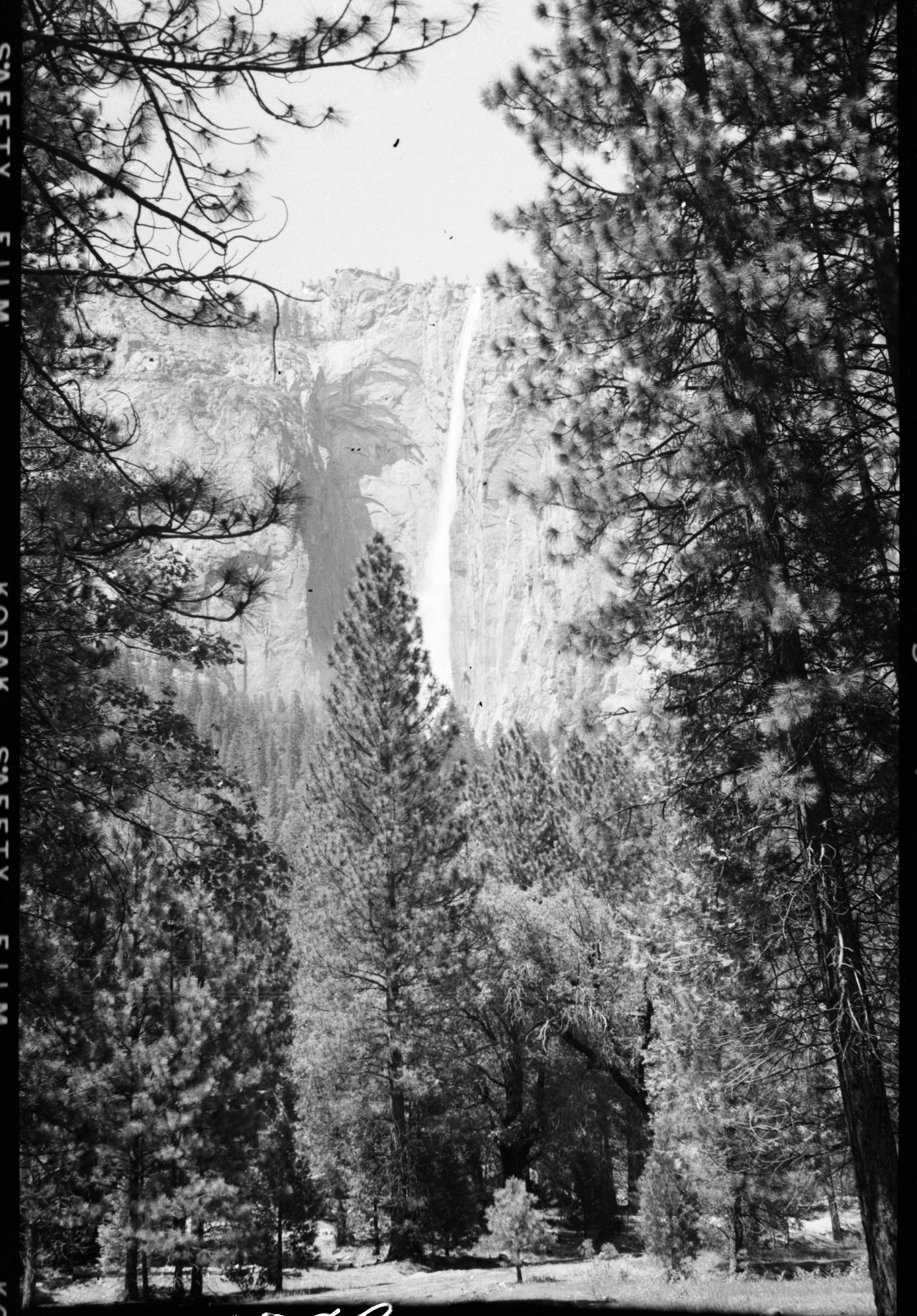 From N. Valley Road at Bridalveil View Point.