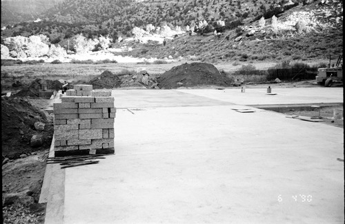 Construction of headquarters addition.