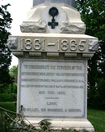 15th Regiment New Jersey Volunteers Monument