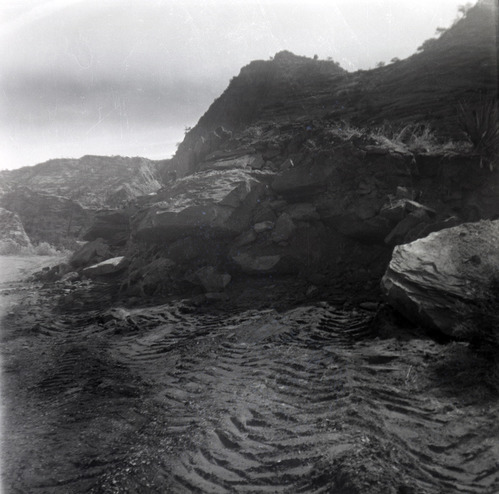 East side road repair and turn out construction.