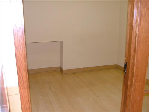 Bookstore before carpeting at BRVB