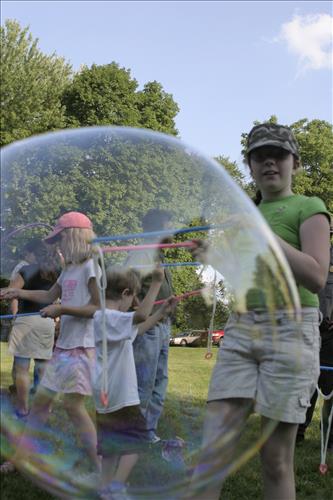 Music in the Meadow pre-concert activities at Cuyahoga Valley National Park