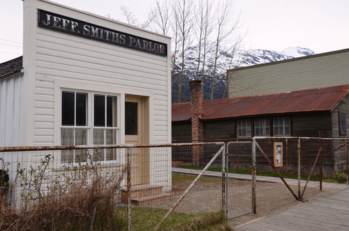 Exterior of small narrow building