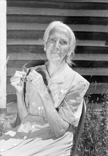 Taken at her ranch at Big Meadows when interviewed by Frank Ewing, Miss Kesheimer and myself.