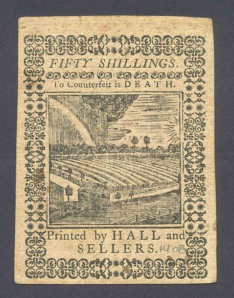 Pennsylvania Currency 50 Shillings