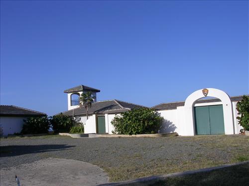 Visitor contact station (Kumpitch house) exterior photographs at Salt River Bay National Historical Park and Ecological Preserve in February 2007