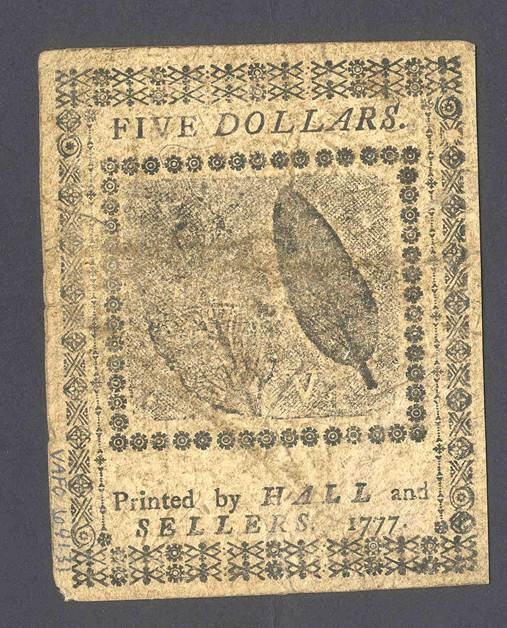 5 Dollars Continental Currency
