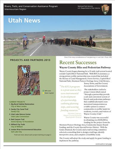 RTCA 2013 Utahs News