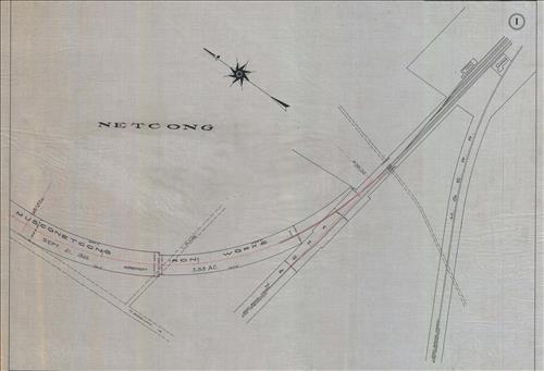 52413.LK--Property Map--Sussex Railroad Company--Waterloo to Cranberry Lake, NJ