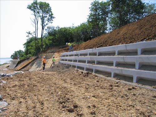 Rehabilitate Shoreline & Seawalls / Bluff Stabilization - Phase I